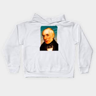 English poet William Wordsworth illustration Kids Hoodie